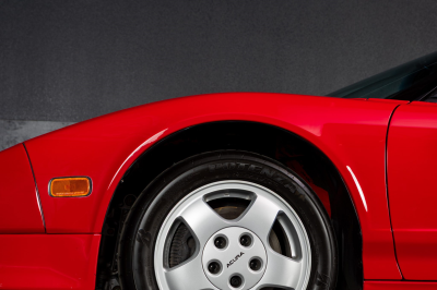 1991 Acura NSX in Formula Red over Black