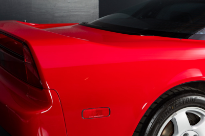 1991 Acura NSX in Formula Red over Black