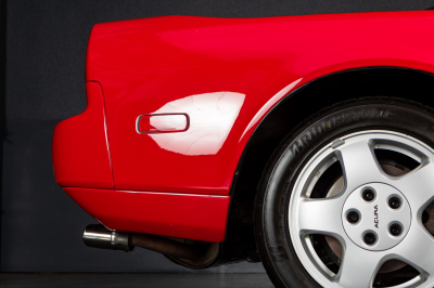 1991 Acura NSX in Formula Red over Black