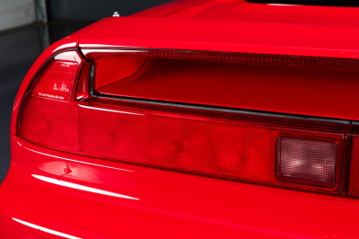 1991 Acura NSX in Formula Red over Black