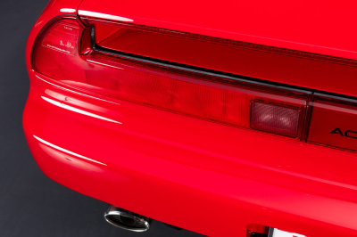 1991 Acura NSX in Formula Red over Black