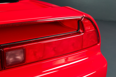 1991 Acura NSX in Formula Red over Black