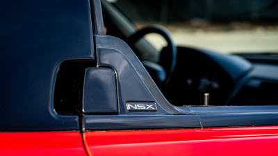 1991 Acura NSX in Formula Red over Black