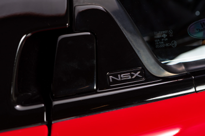 1991 Acura NSX in Formula Red over Black