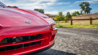 1991 Acura NSX in Formula Red over Black