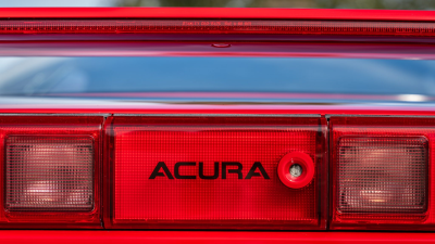 1991 Acura NSX in Formula Red over Black