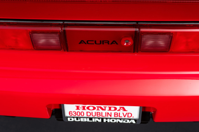 1991 Acura NSX in Formula Red over Black