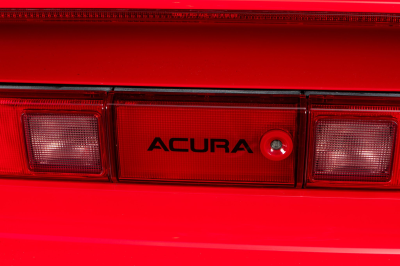 1991 Acura NSX in Formula Red over Black
