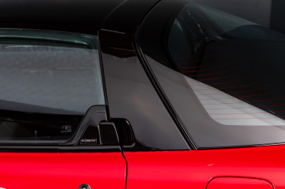 1991 Acura NSX in Formula Red over Black