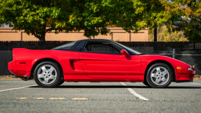 1991 Acura NSX in Formula Red over Black