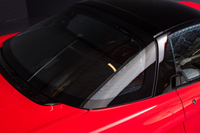 1991 Acura NSX in Formula Red over Black