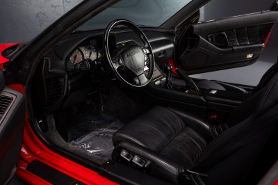 1991 Acura NSX in Formula Red over Black