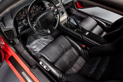 1991 Acura NSX in Formula Red over Black