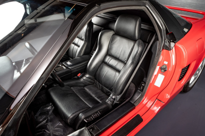 1991 Acura NSX in Formula Red over Black