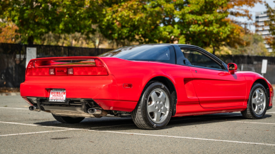 1991 Acura NSX in Formula Red over Black