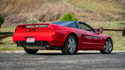 1991 Acura NSX in Formula Red over Black