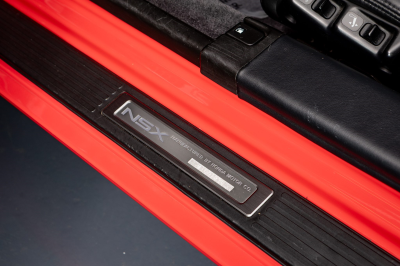 1991 Acura NSX in Formula Red over Black
