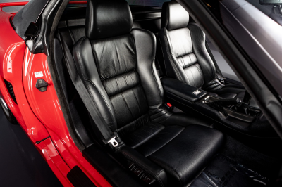 1991 Acura NSX in Formula Red over Black