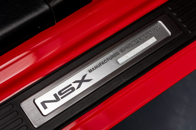 1991 Acura NSX in Formula Red over Black