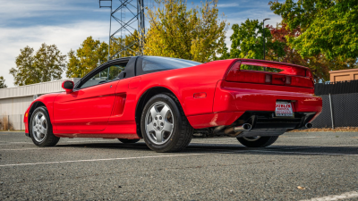 1991 Acura NSX in Formula Red over Black