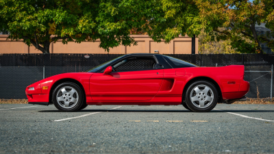 1991 Acura NSX in Formula Red over Black