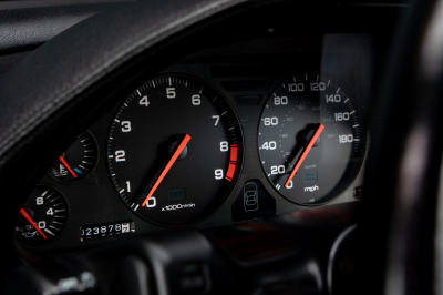 1991 Acura NSX in Formula Red over Black