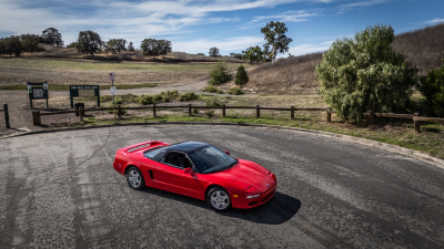 1991 Acura NSX in Formula Red over Black