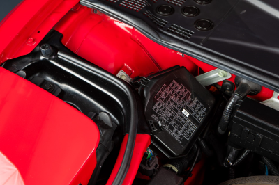 1991 Acura NSX in Formula Red over Black