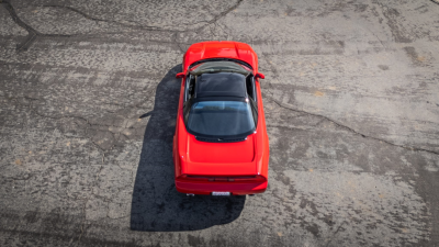 1991 Acura NSX in Formula Red over Black