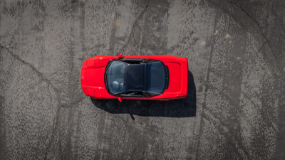1991 Acura NSX in Formula Red over Black