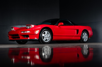 1991 Acura NSX in Formula Red over Black
