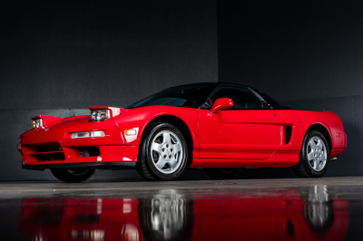 1991 Acura NSX in Formula Red over Black