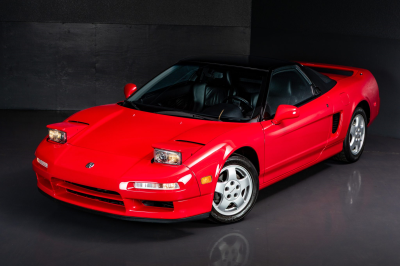 1991 Acura NSX in Formula Red over Black