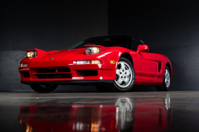 1991 Acura NSX in Formula Red over Black