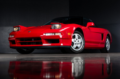 1991 Acura NSX in Formula Red over Black