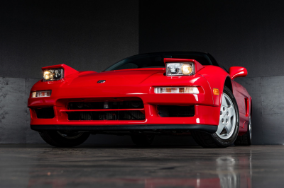 1991 Acura NSX in Formula Red over Black
