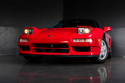 1991 Acura NSX in Formula Red over Black