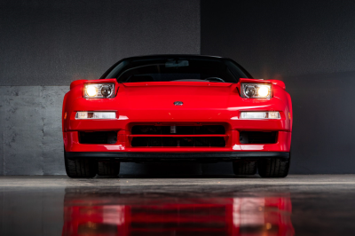 1991 Acura NSX in Formula Red over Black