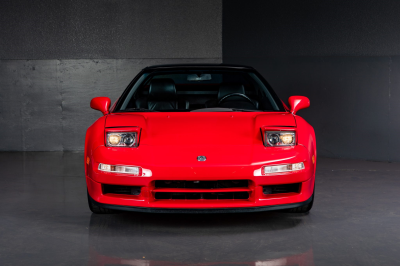 1991 Acura NSX in Formula Red over Black