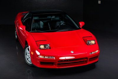 1991 Acura NSX in Formula Red over Black