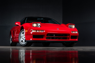 1991 Acura NSX in Formula Red over Black