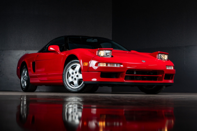 1991 Acura NSX in Formula Red over Black