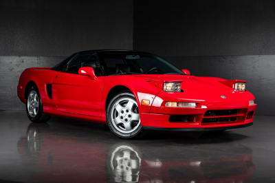 1991 Acura NSX in Formula Red over Black