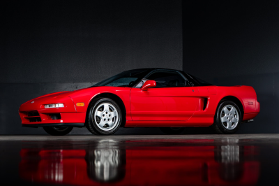 1991 Acura NSX in Formula Red over Black