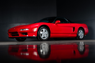1991 Acura NSX in Formula Red over Black