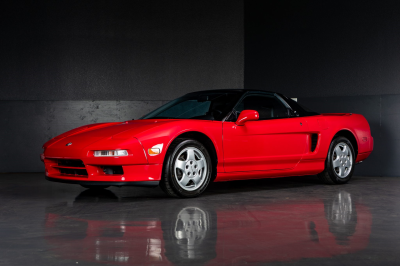 1991 Acura NSX in Formula Red over Black
