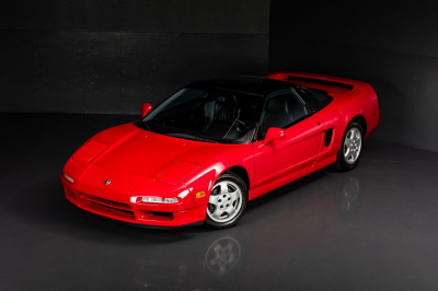 1991 Acura NSX in Formula Red over Black