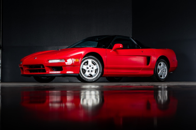 1991 Acura NSX in Formula Red over Black