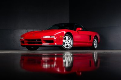 1991 Acura NSX in Formula Red over Black