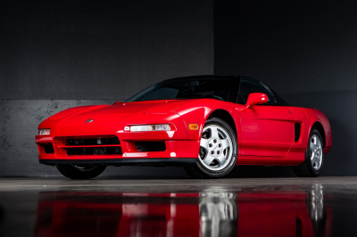 1991 Acura NSX in Formula Red over Black